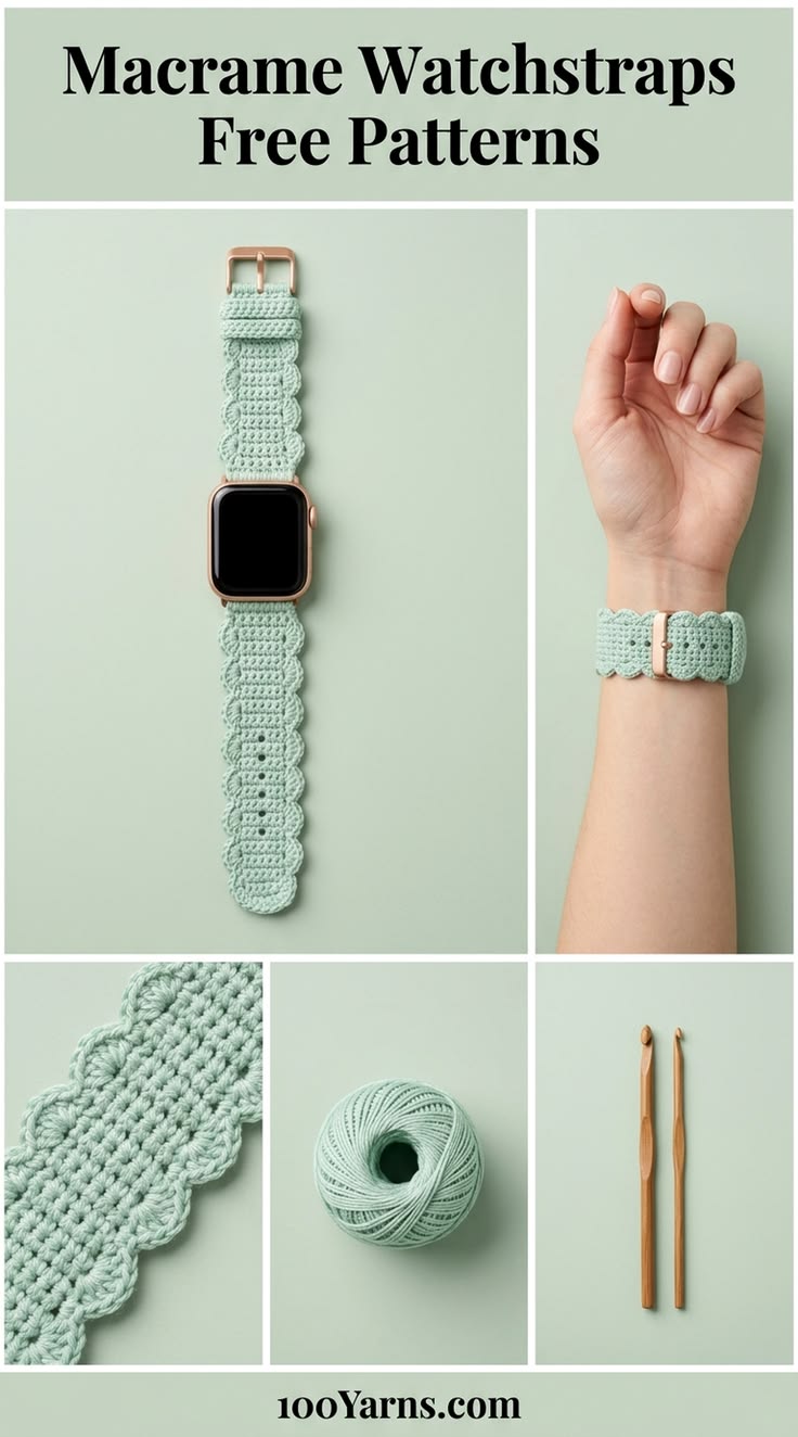 Brazalete Crochet